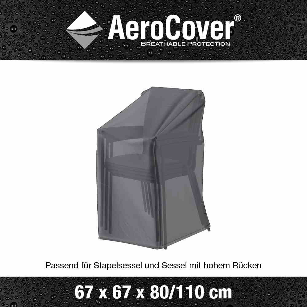Schutzhaube für Stuhlstapel AeroCover - ca. 67x67x80/110 cm