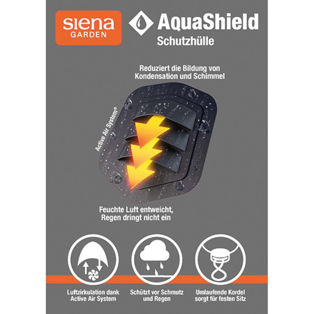 Abdeckhaube Gartentisch AquaShield - ca. 80x80x70