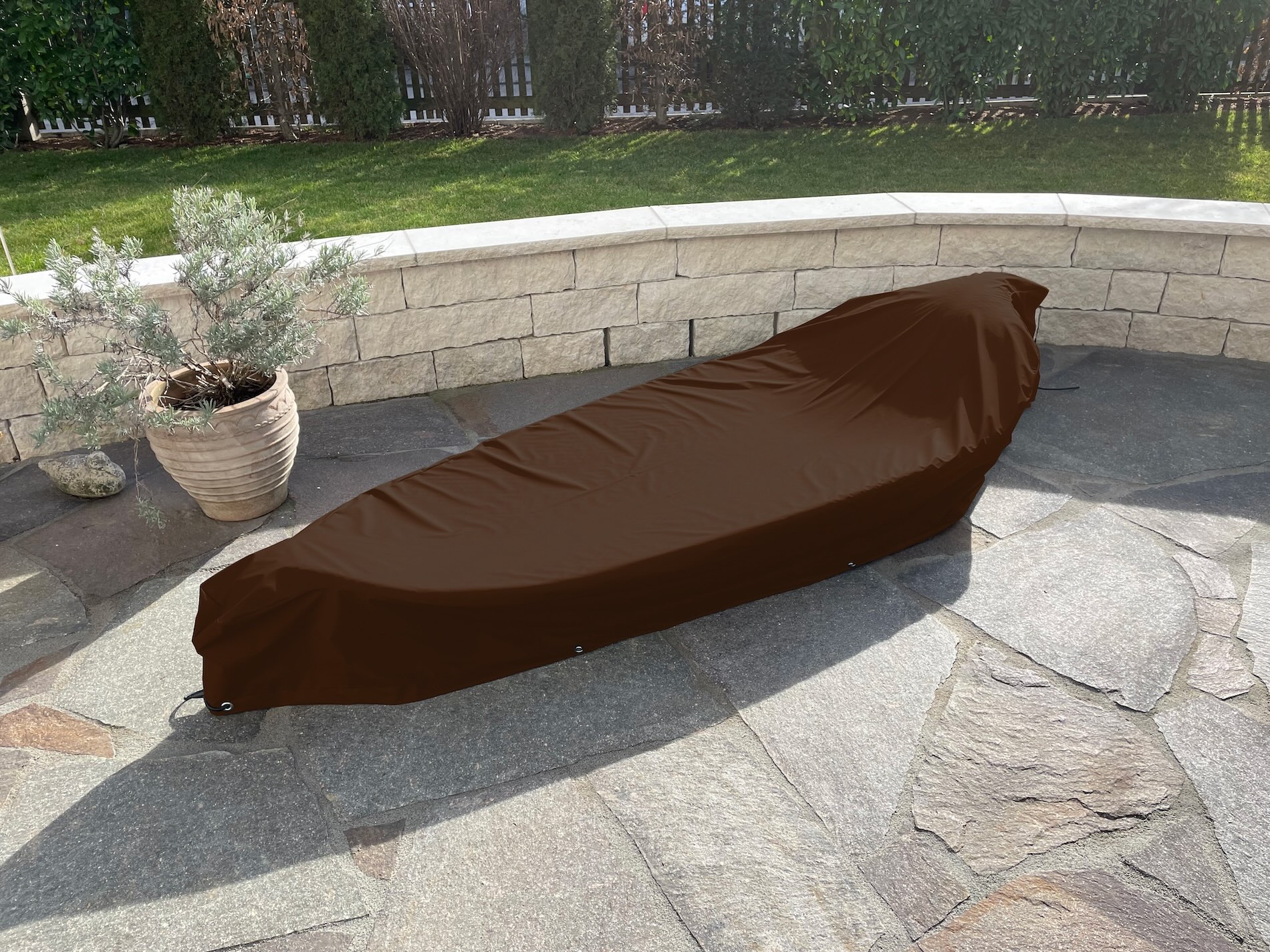 Schutzhaube für Dedon Leaf Sonnenliege - Braun